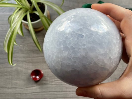 Blue Calcite Sphere