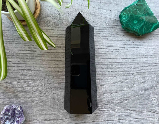 Black Obsidian Crystal Tower .6kg (A)