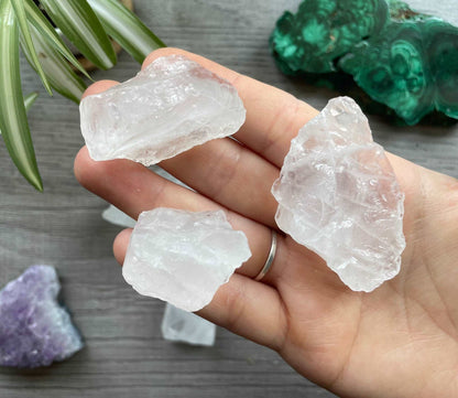 Clear Quartz Crystal Chunk top