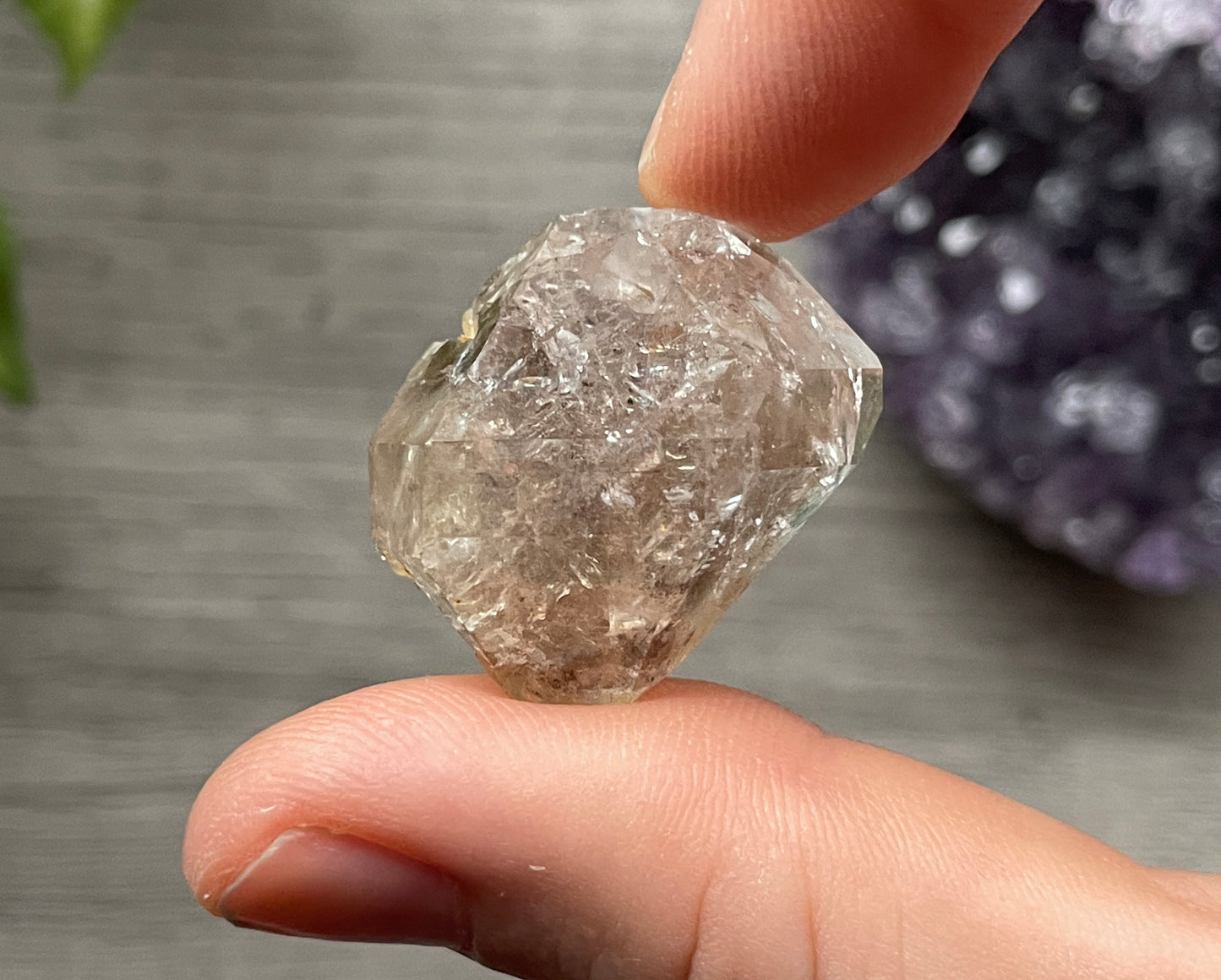 Herkimer Diamond Crystal with Mica Inclusions (#12) 5