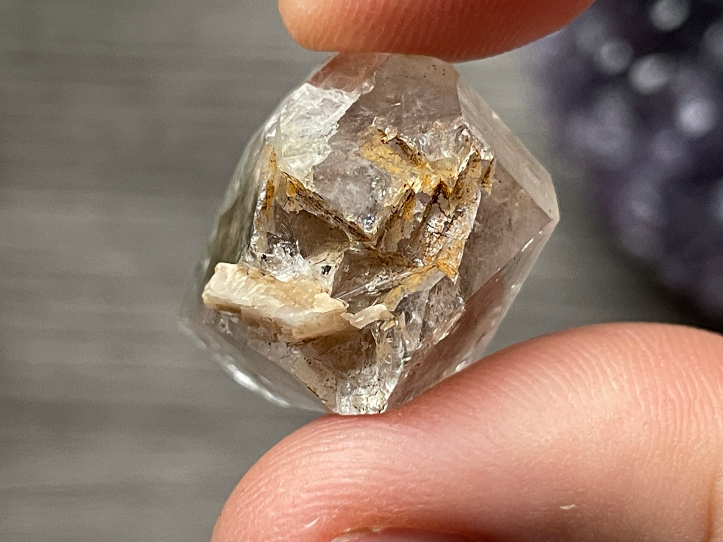 Herkimer Diamond Crystal with Mica Inclusions (#12) 6