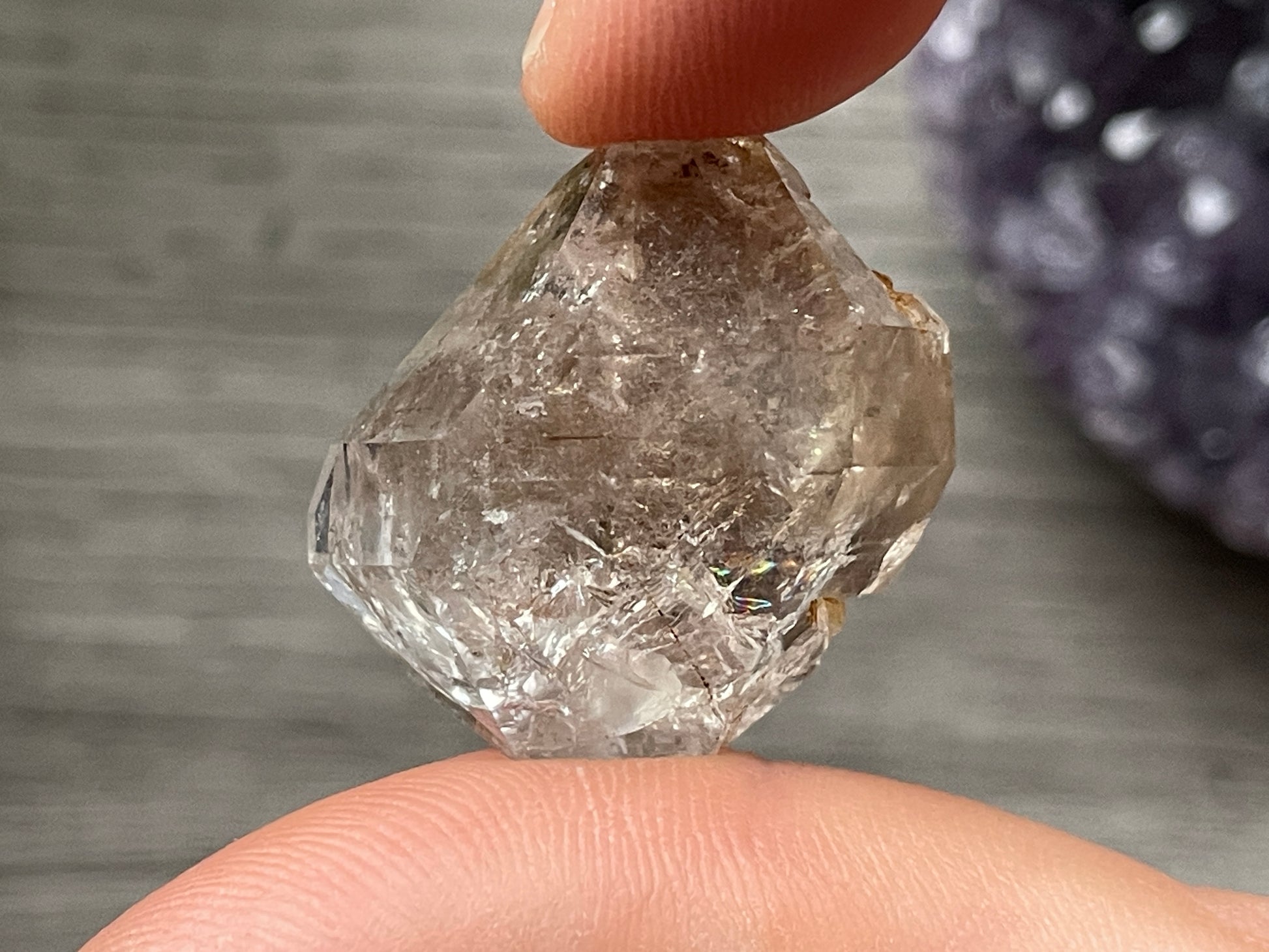 Herkimer Diamond Crystal with Mica Inclusions (#12) 3