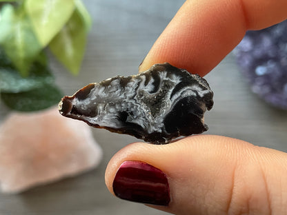 Natural Mini Oco Geode Crystal - U top