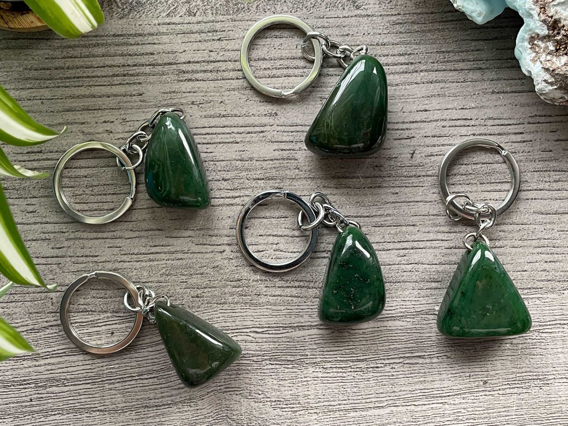 Genuine Canadian Jade Keychain selection