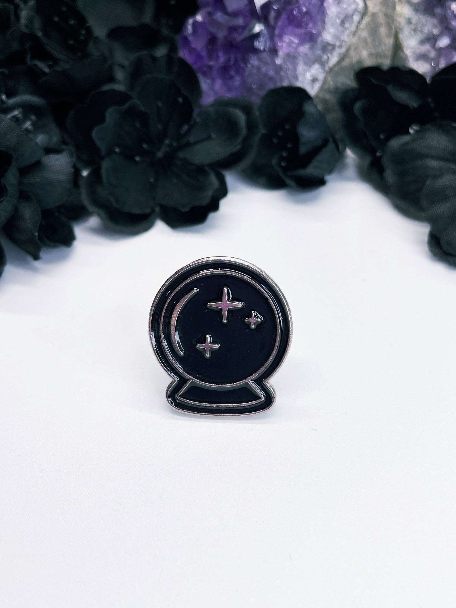 Crystal Ball Enamel Pin