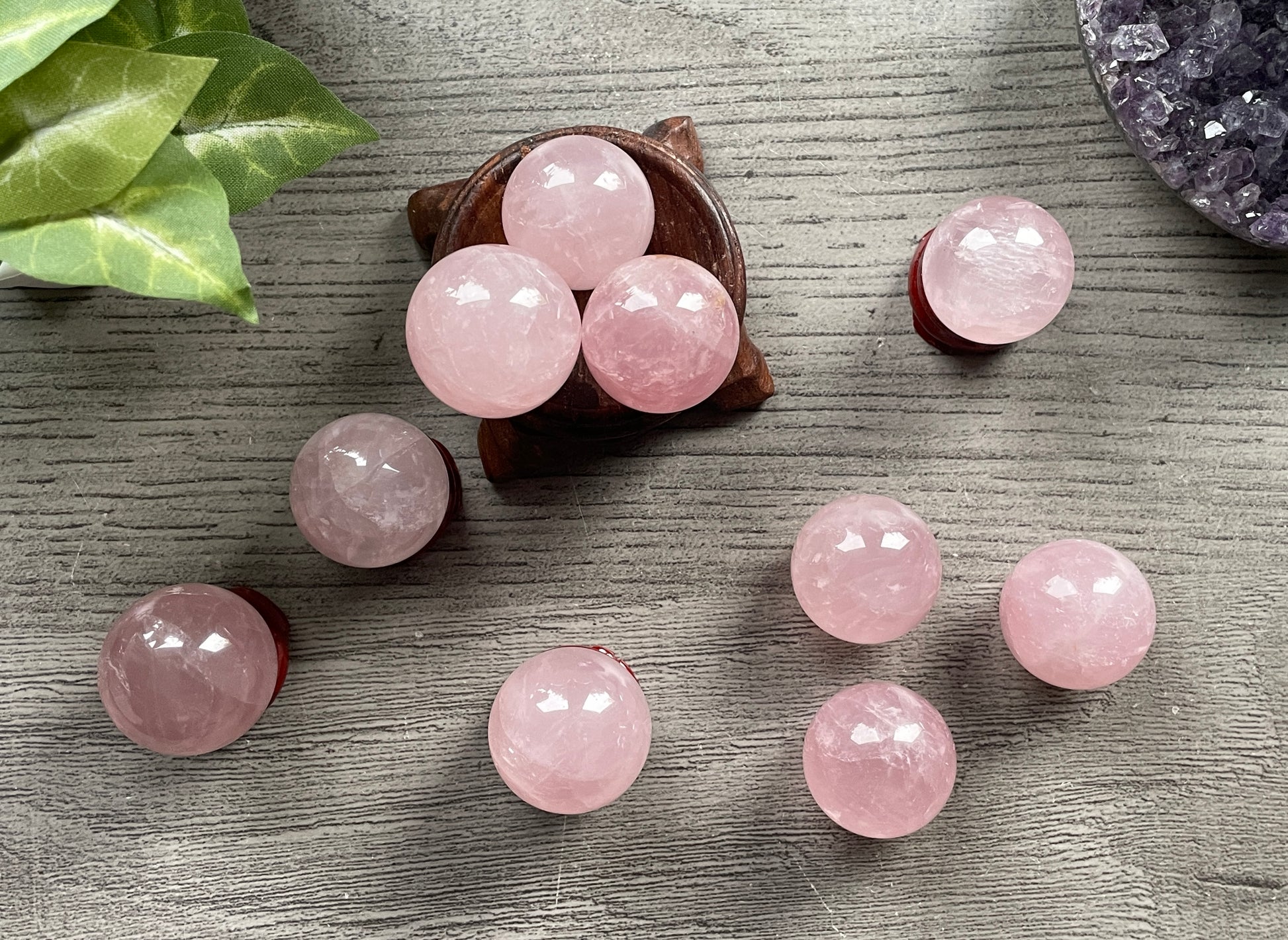 Rose Quartz Mini Sphere / Marble selection