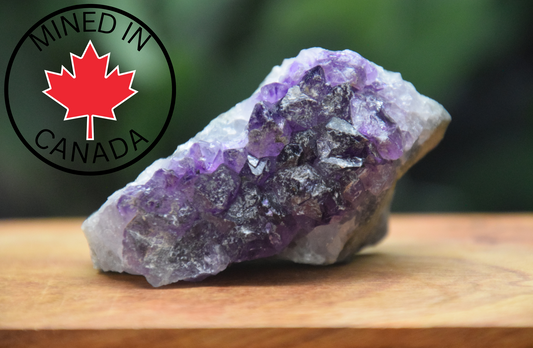 Thunder Bay Amethyst Crystal Cluster (G) - The Wandering Fox Emporium, Your Crystal Store