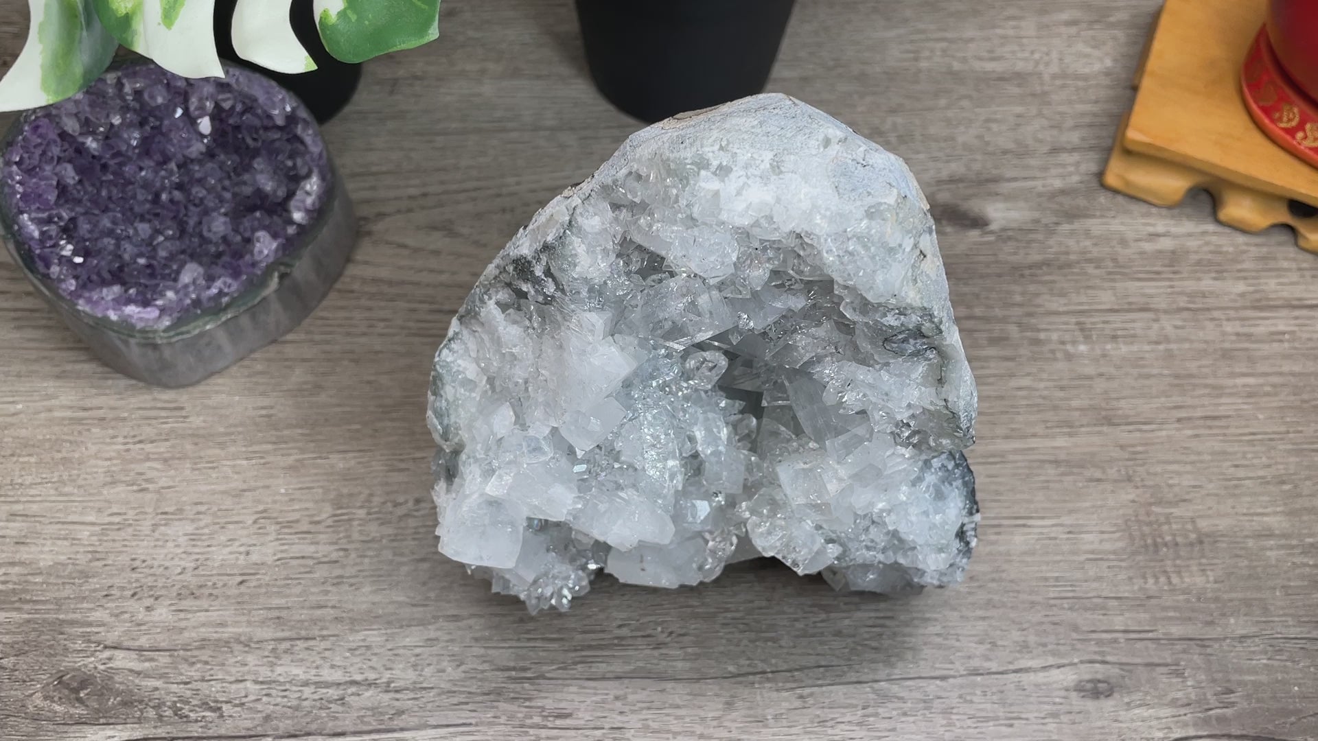 High Quality Apophyllite Freestanding Crystal Specimen video