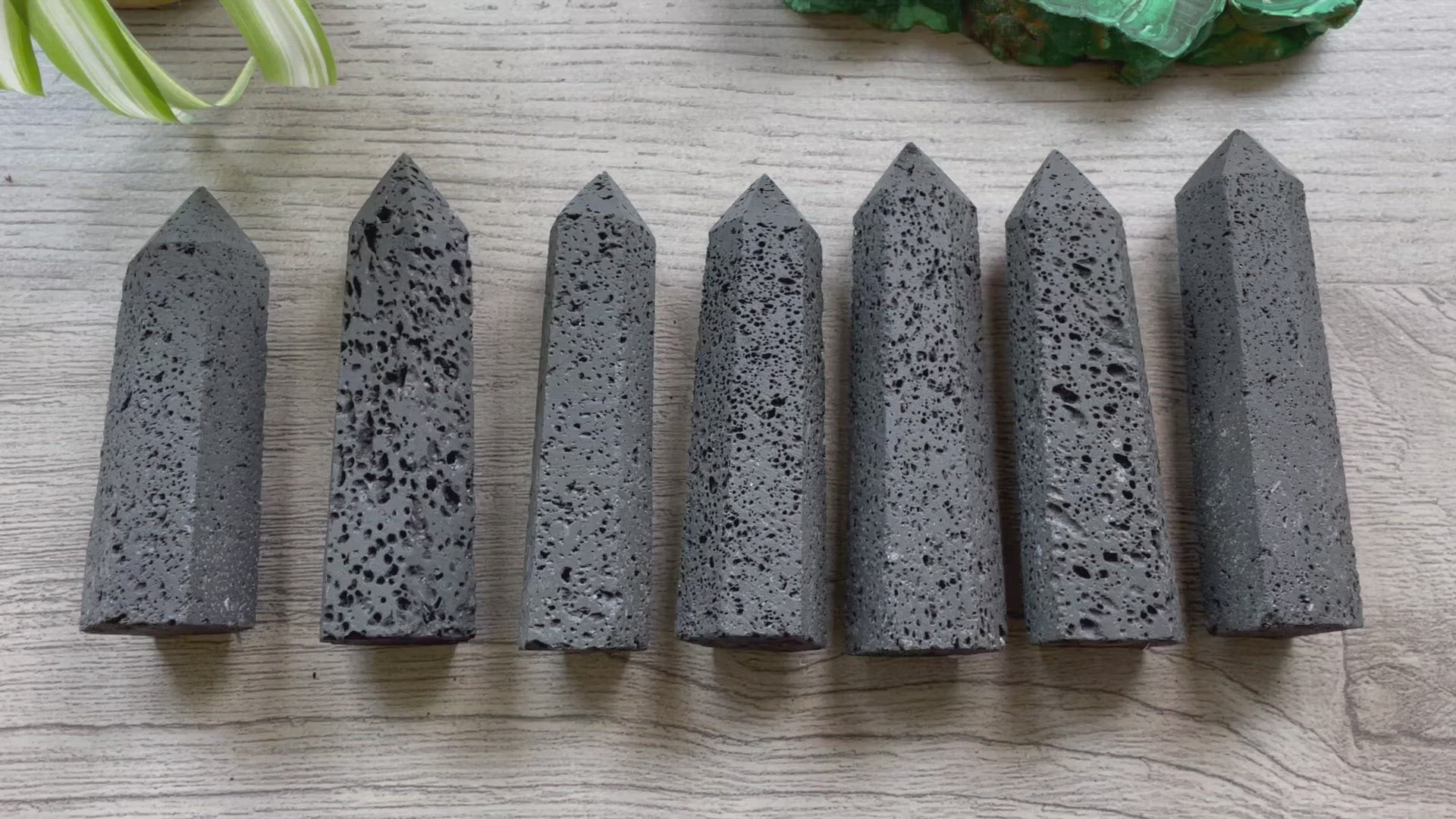 Lava Rock / Lava Stone Crystal Point video