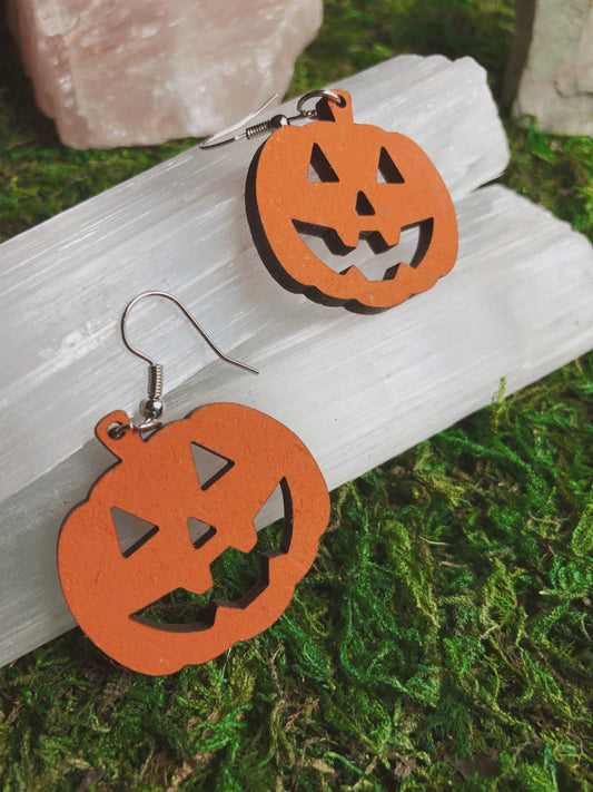 Jack-o'-Lantern Earrings