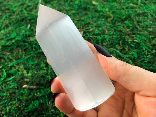 Selenite Crystal Points