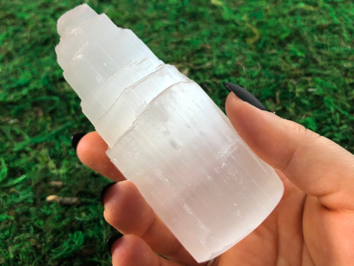 Selenite (Satin Spar) Crystal Tower