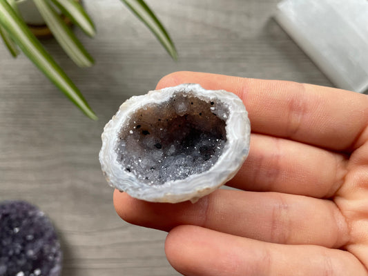 Natural Oco Geode Crystal - A top