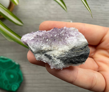 Thunder Bay Amethyst Crystal Cluster (B) side