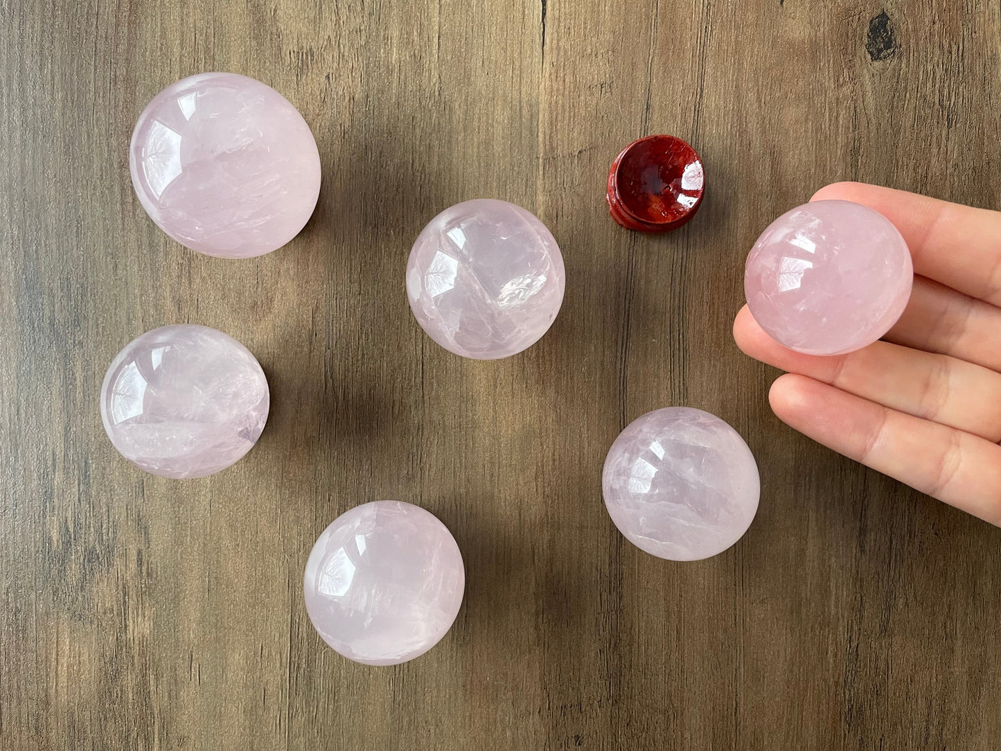 Rose Quartz Crystal Sphere 30-40mm