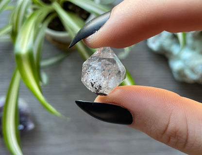 Herkimer Diamond Crystal (F) close up