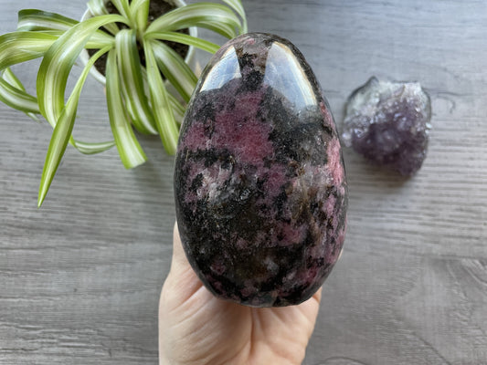 Rhodonite Freeform - .65kg - The Wandering Fox Emporium, Your Crystal Store front