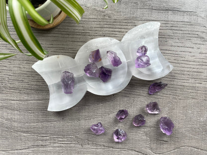 Raw Amethyst Crystal Pieces (25g)