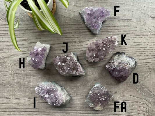 Amethyst Crystal Clusters 110-175g