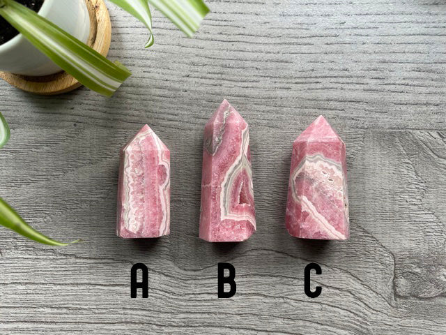 Rhodochrosite Crystal Points