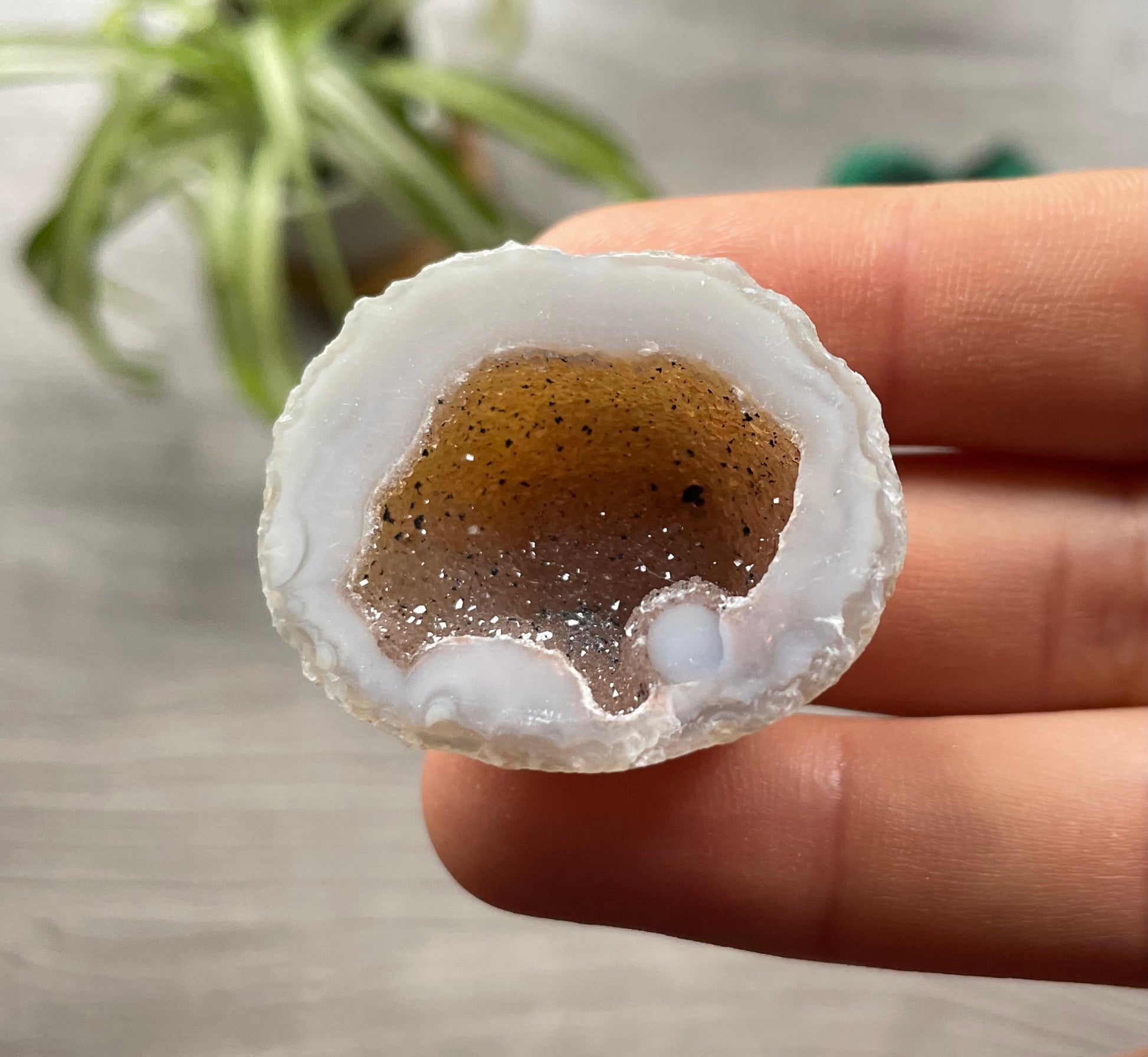 Natural Oco Geode Crystal - C top