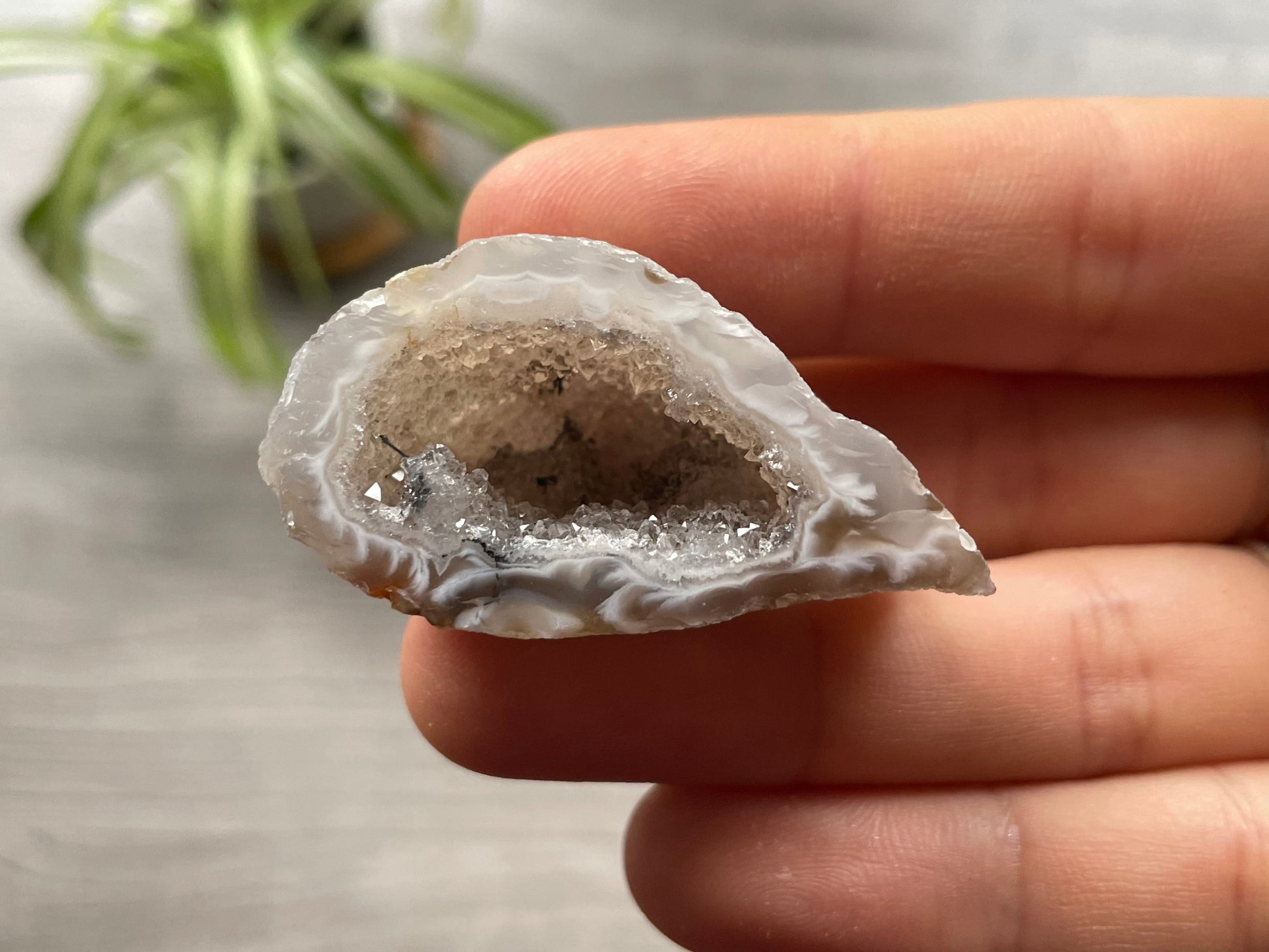 Natural Oco Geode Crystal - E top