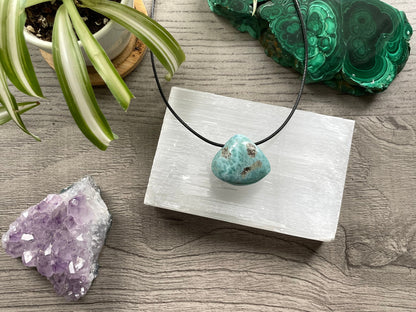 Larimar Necklace - The Wandering Fox Emporium, Your Crystal Store