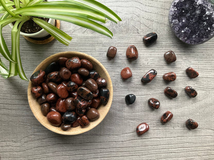 Mahogany Obsidian Tumbled Stone