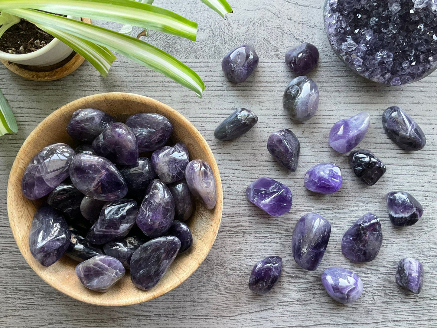 Irregular Amethyst Tumbled Stone