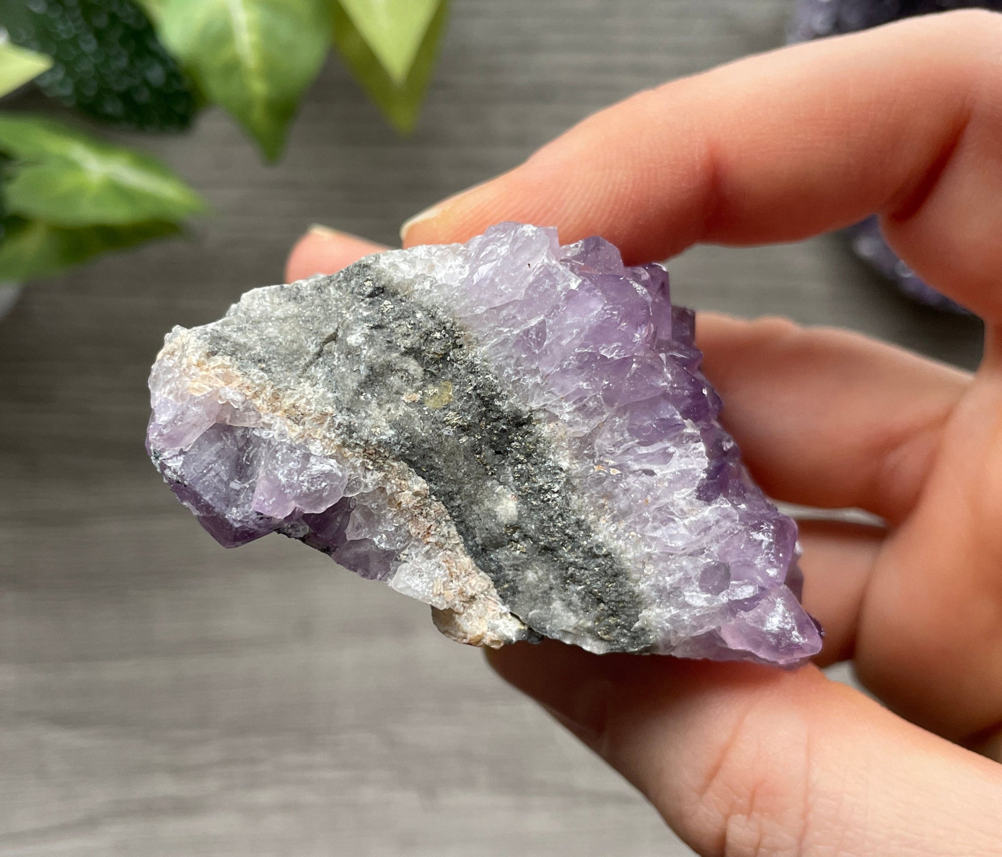 Thunder Bay Amethyst Crystal Cluster (F) side