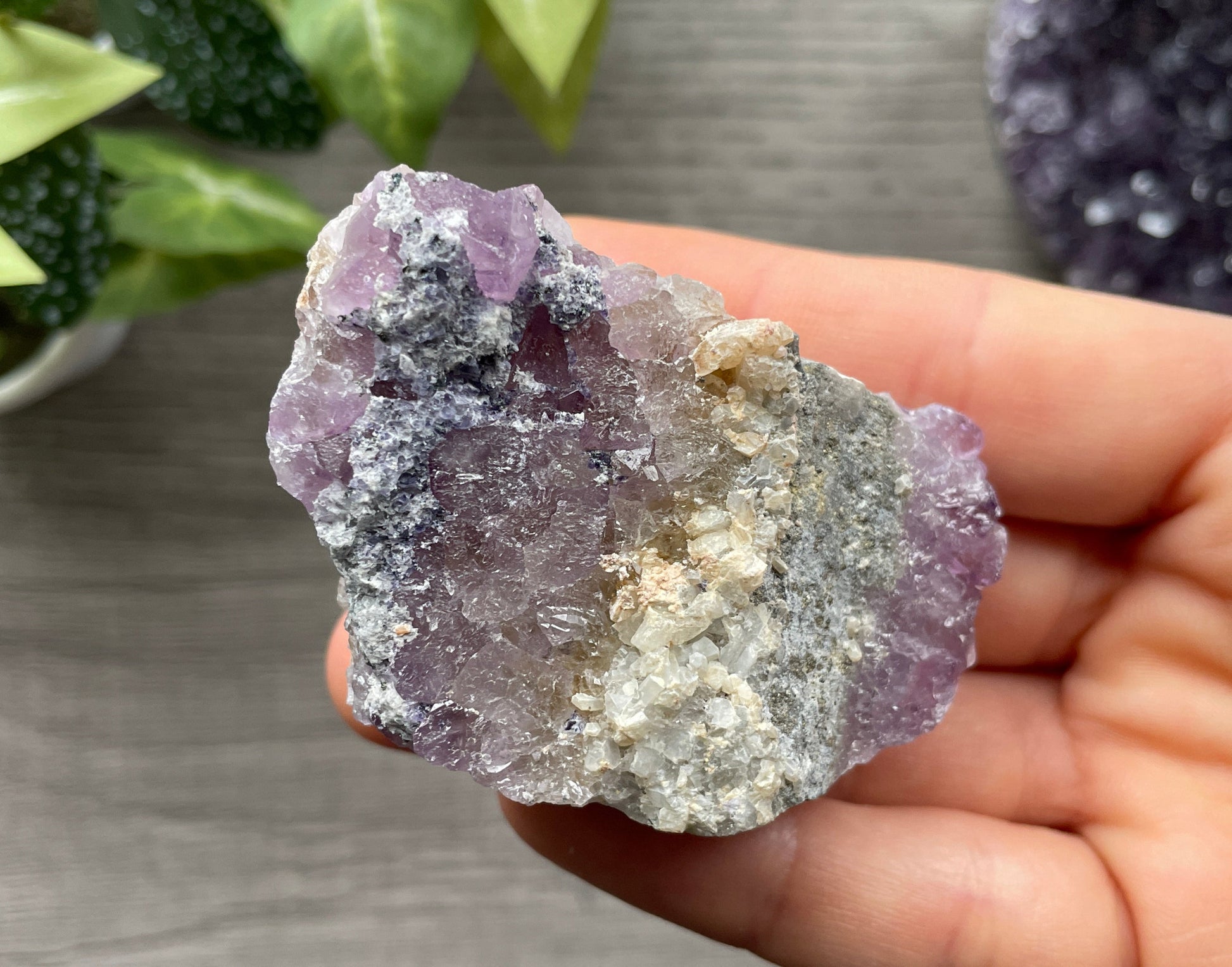 Thunder Bay Amethyst Crystal Cluster (F) bottom