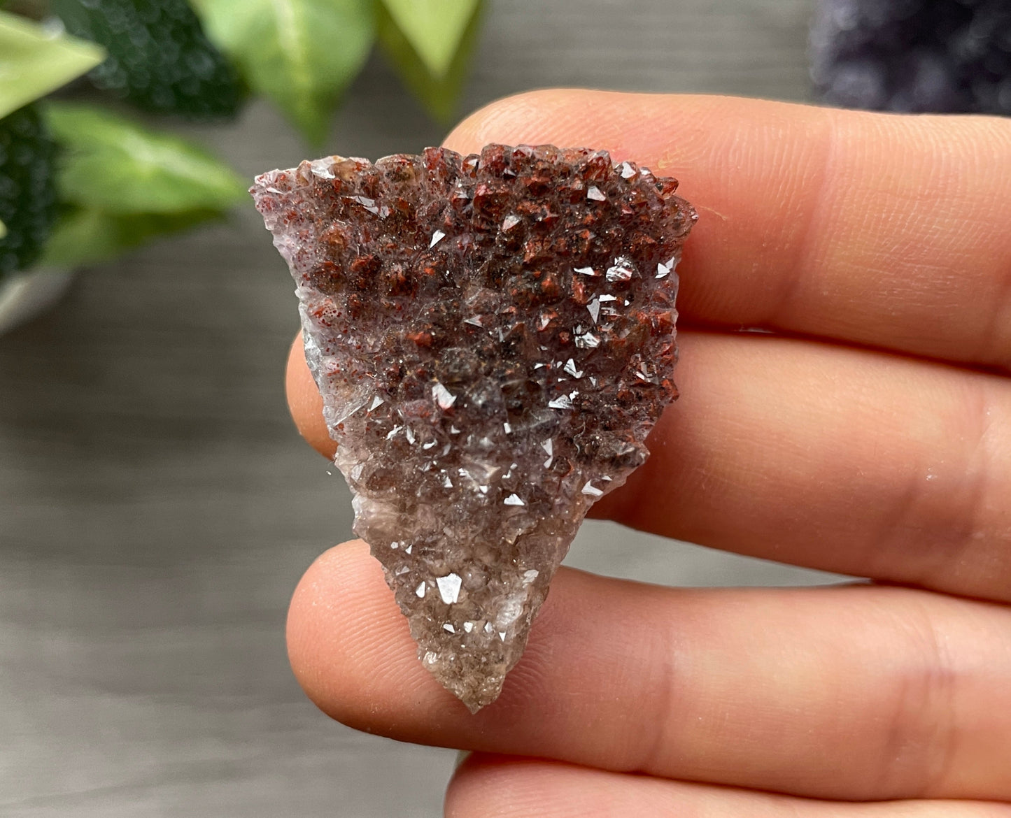 Thunder Bay Red Amethyst Crystal Cluster (U)