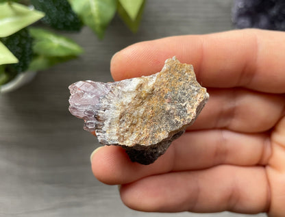 Thunder Bay Red Amethyst Crystal Cluster (V) bottom