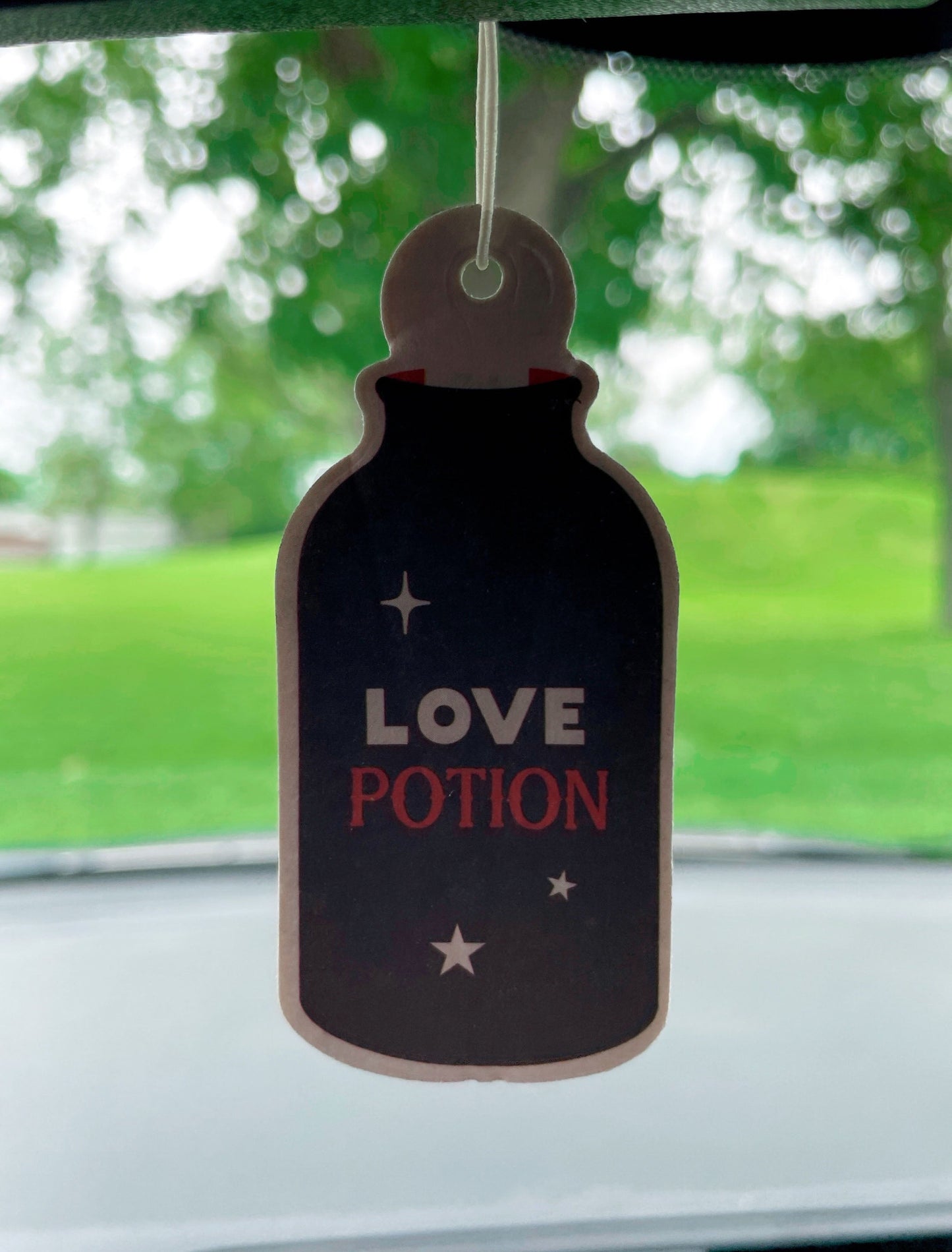 Love Potion Air Freshener (Black Rose Scent)