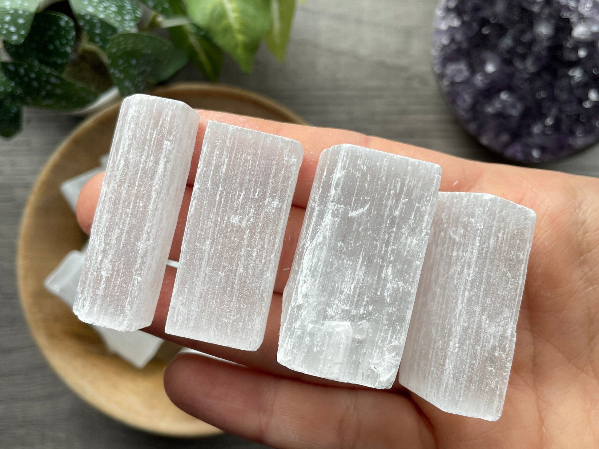 Selenite (Satin Spar) Stick Crystal 2