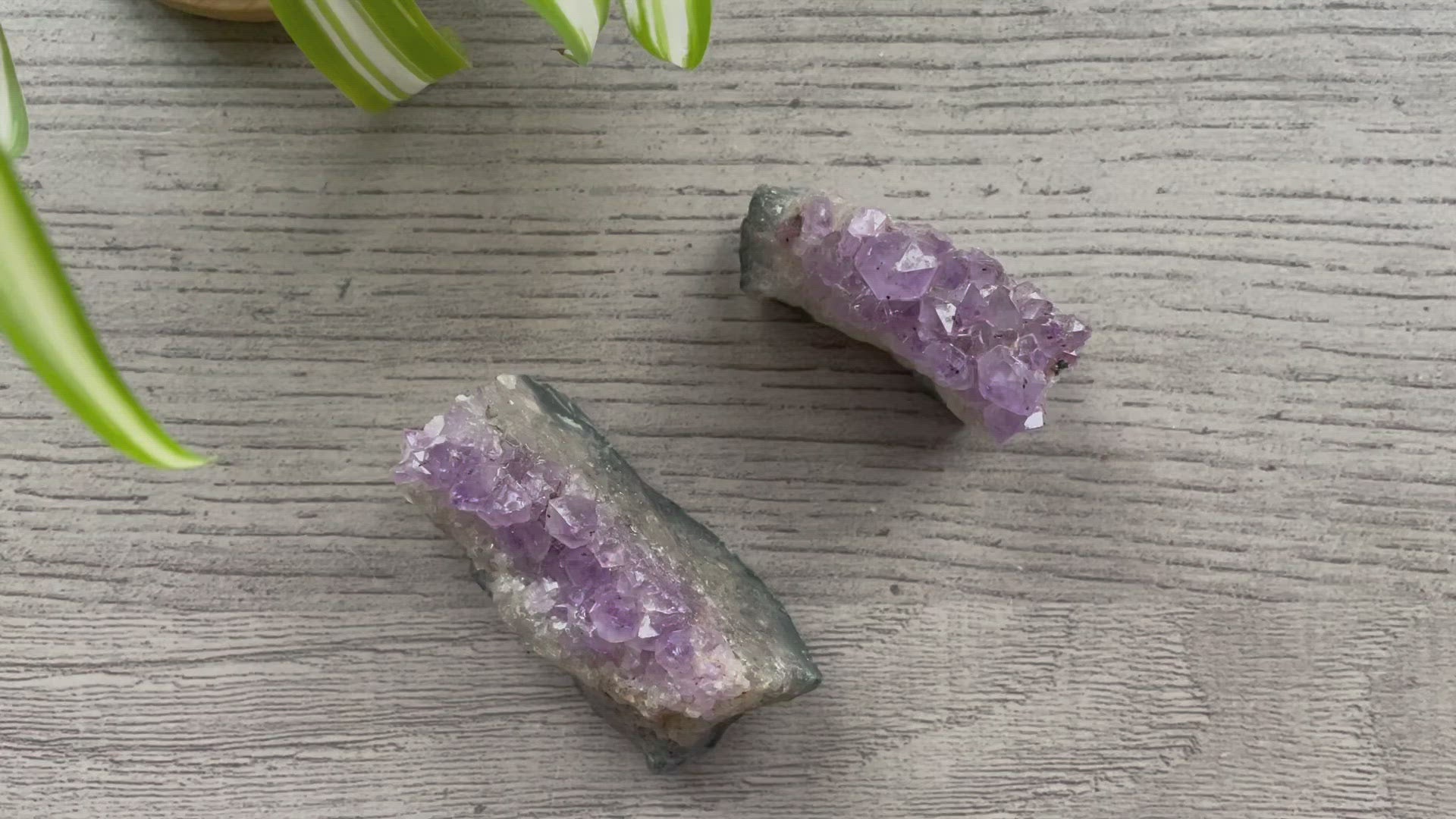 Amethyst Crystal Clusters 50-85g video