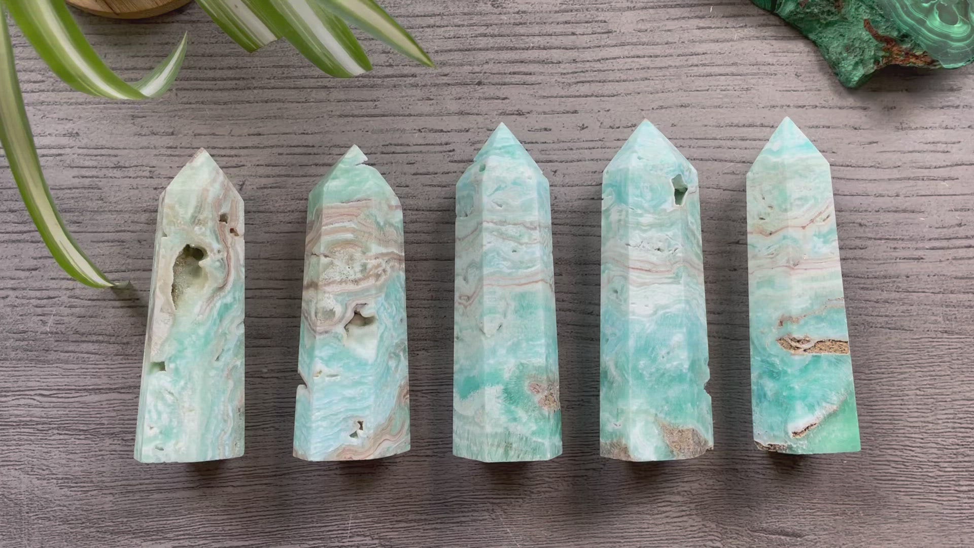 Caribbean Calcite Crystal Point video